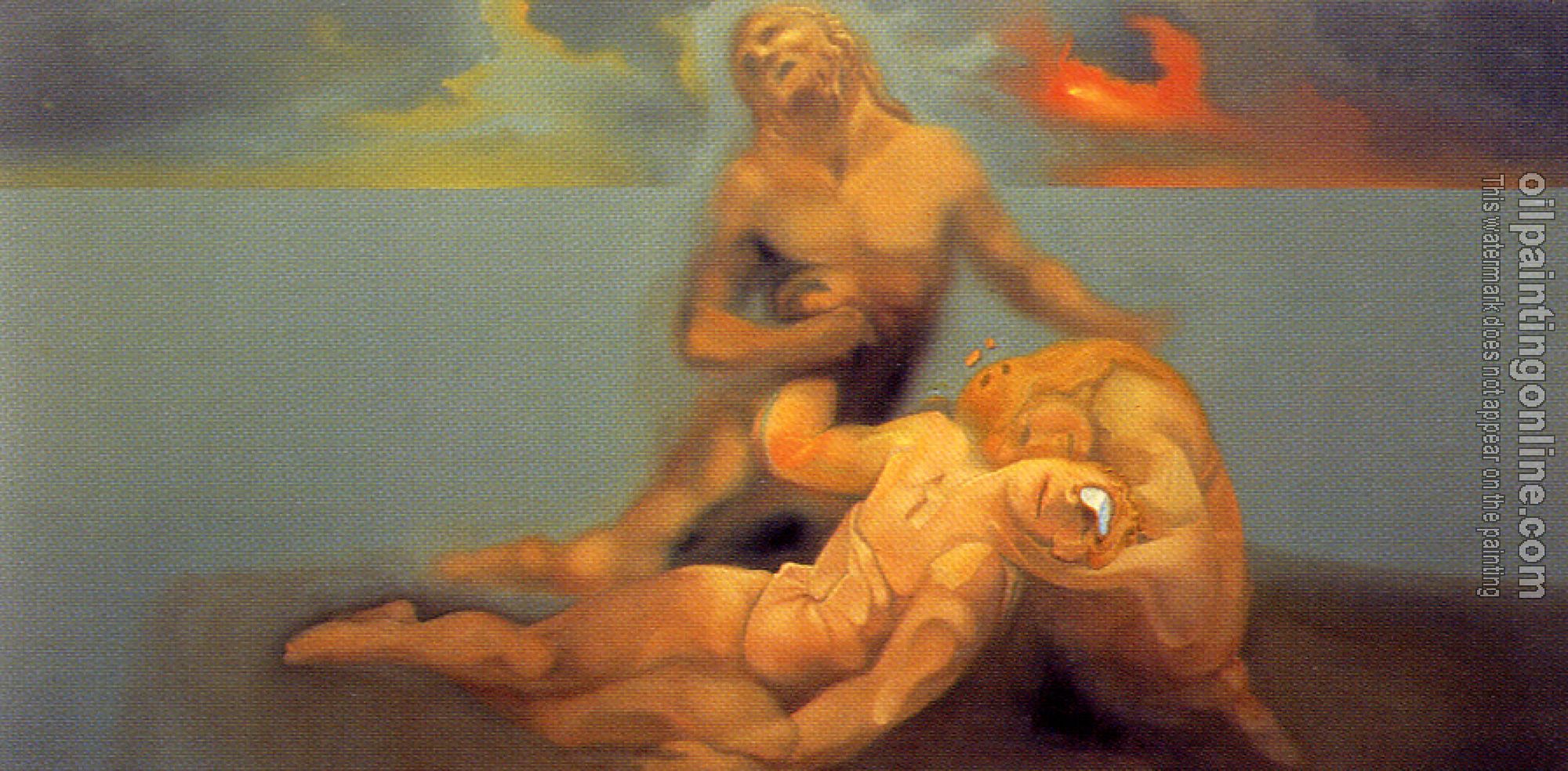 Dali, Salvador - A Soft Watch Put in the Appropriate Place to Cause a Young Ephebe to Die and Be Resuscitated by Excess of Satisfaction(unfinished